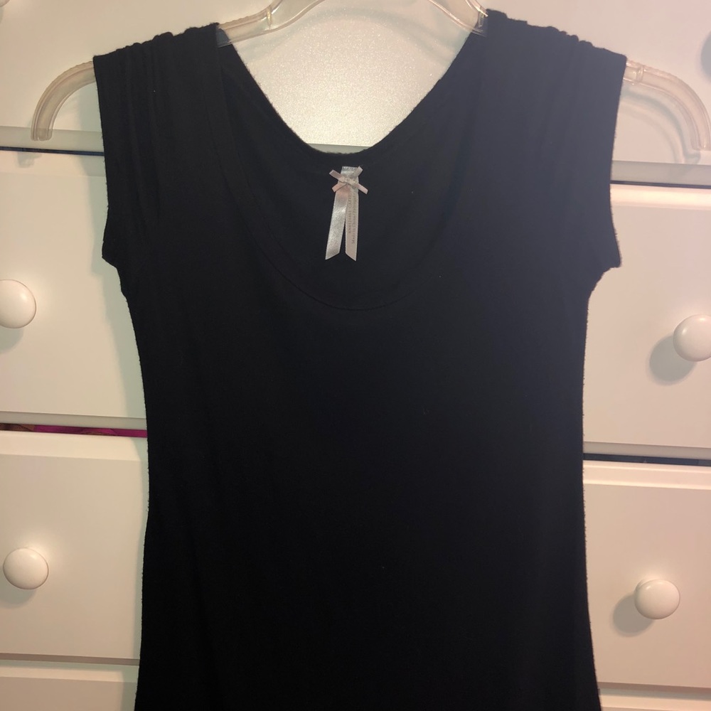 Plain black T-shirt